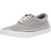 Sperry Men’s Striper Ii Lace to Toe Seasonal Sneaker(Salt Washed Grey)