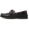 Sperry Top Sider Men’s Harbor Slip On R Boat Shoe(Black/Amaretto)