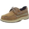 Sperry Top-Sider Lanyard CB Boat Shoe (Toddler/Little Kid)(Dark Tan/Navy)