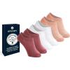 Sperry Women’s 6-Pack Super No Show Socks – Moisture-Wicking, Lightweight, No Slip Invisible Low Cut Liner Socks for Sneakers(Pink Multi)