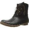 Sperry Women’s Saltwater Core Boots(Black Quilted)