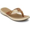 Sperry womens ParrotfishFlip-Flop(Sahara/Gold)