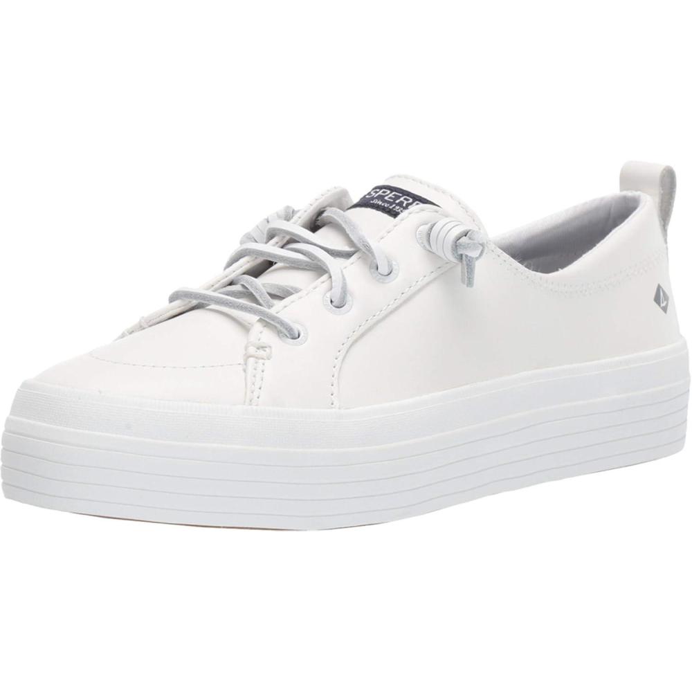 imageSperry Womens Crest Vibe PlatformSneakerSmooth White