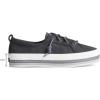 Sperry Womens Crest Vibe PlatformSneaker(Black)