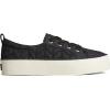Sperry Womens Crest Vibe PlatformSneaker(Black Quilted)