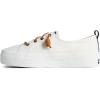 Sperry Womens Crest Vibe PlatformSneaker(White Canvas)