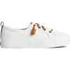 Sperry Womens Crest Vibe PlatformSneaker(White Canvas)