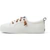 Sperry Womens Crest Vibe PlatformSneaker(Woven White)
