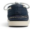 Sperry Womens A/O 2-Eye Boat Shoe(Navy Nubuck)