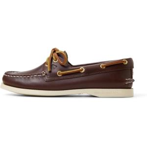 Sperry Womens A/O 2-Eye Boat Shoe(Dark Brown)