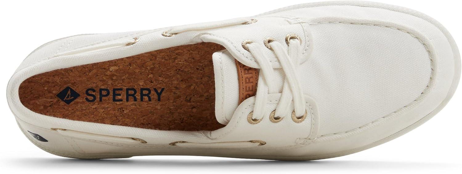imageSperry Womens Venice Canvas Boat ShoeWhite