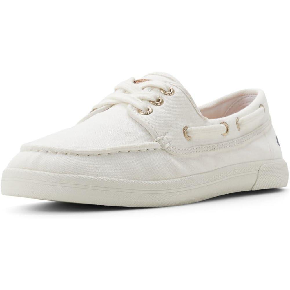 imageSperry Womens Venice Canvas Boat ShoeWhite