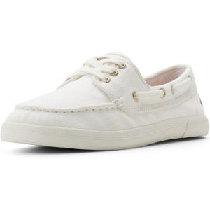 Sperry Women’s Venice Canvas Boat Shoe(White)