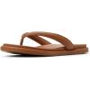 Sperry Women’s Isla Leather Flip Flop Sandal, Brown, 5