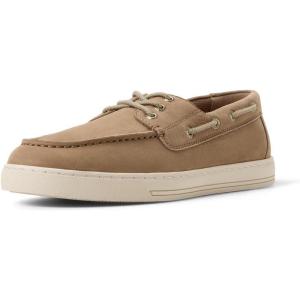 Sperry Men’s Como Moc Leather Boat Shoe, Taupe, 7