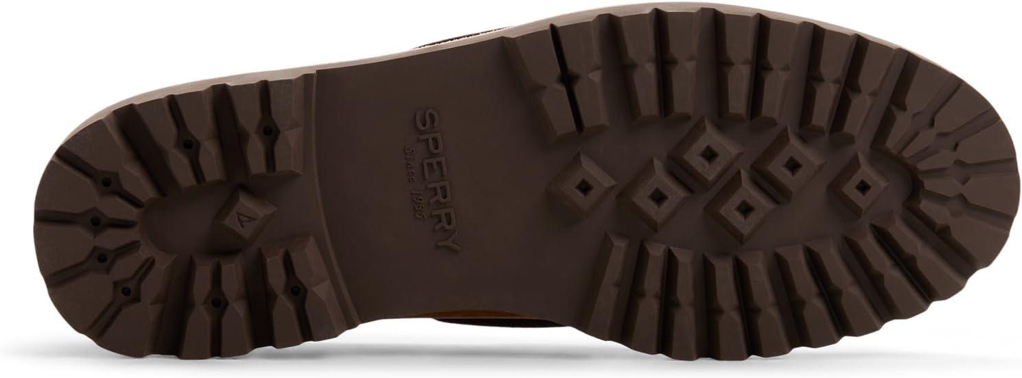 imageSperry Mens Authentic Original 2 Eye Leather Lug Boat ShoeBrown Nubuck