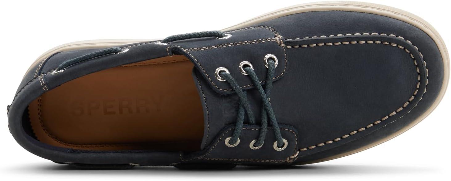 imageSperry Mens Como Moc Leather Boat ShoeNavy