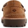 Sperry Mens Authentic Original 2 Eye Leather Lug Boat Shoe(Brown Nubuck)