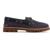 Sperry Mens Authentic Original 2 Eye Leather Lug Boat Shoe(Navy Nubuck)