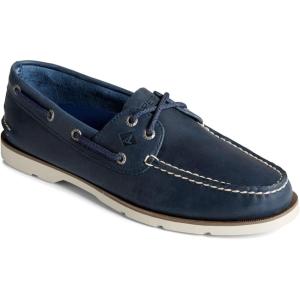Sperry Top-Sider Leeward 2 Eye Boat Shoe(Navy)