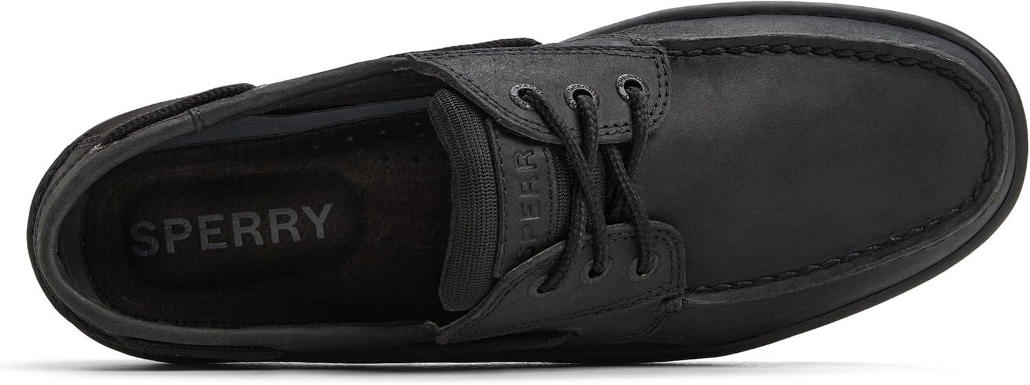 imageSperry Mens Billfish 3Eye Leather Boat ShoeBlack