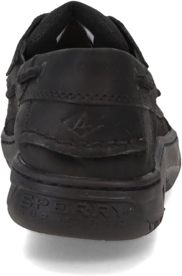 imageSperry Mens Billfish 3Eye Leather Boat ShoeBlack Leather