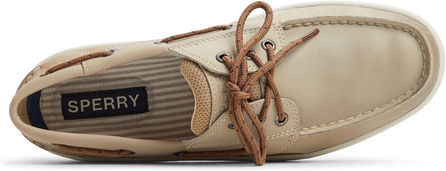 imageSperry Mens Billfish 3Eye Leather Boat ShoeCream