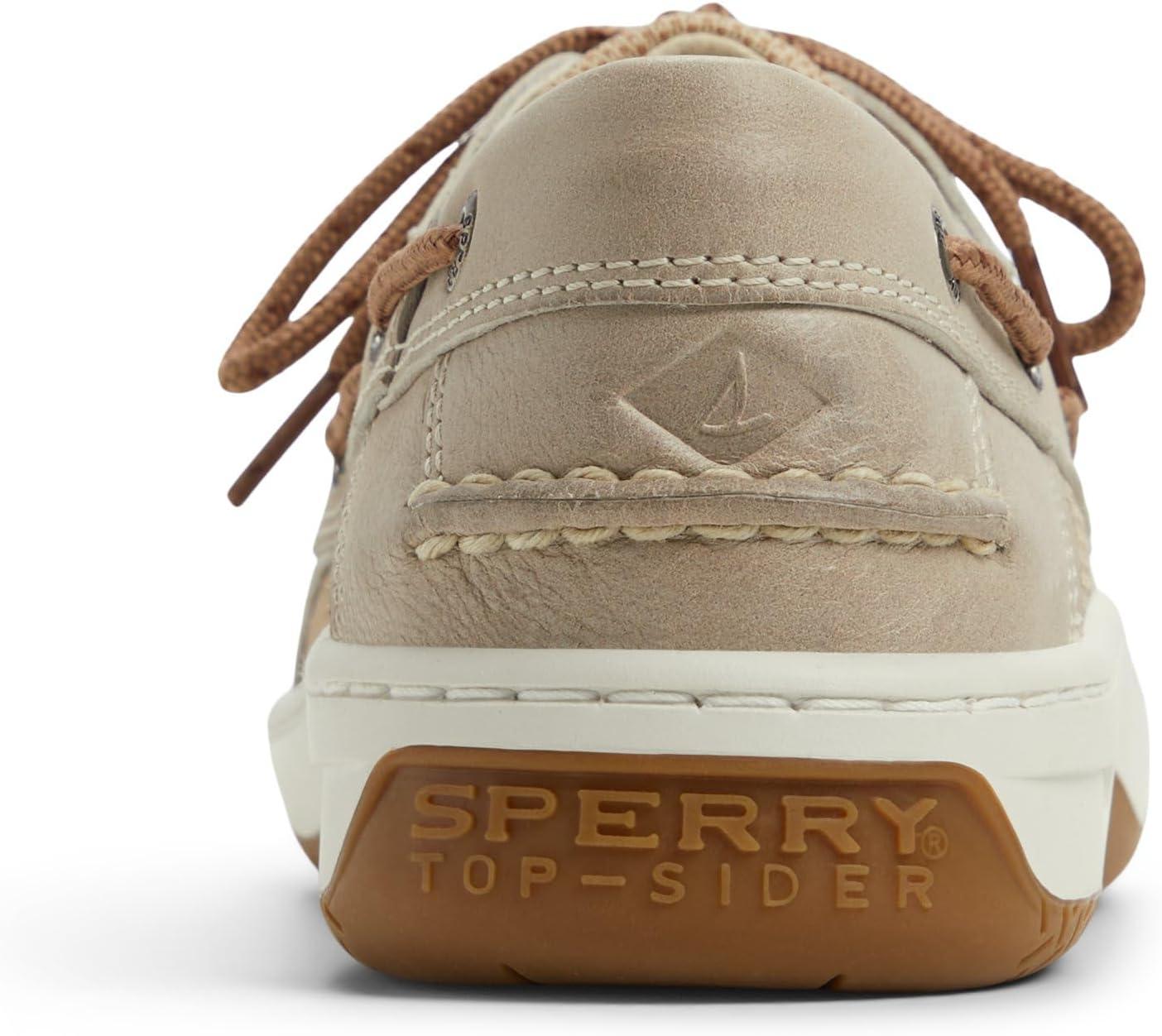 imageSperry Mens Billfish 3Eye Leather Boat ShoeCream
