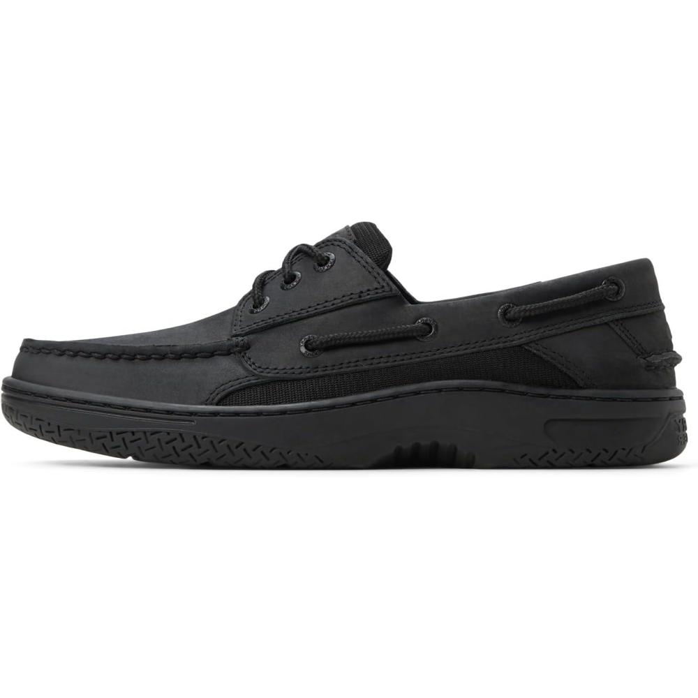 imageSperry Mens Billfish 3Eye Leather Boat ShoeBlack