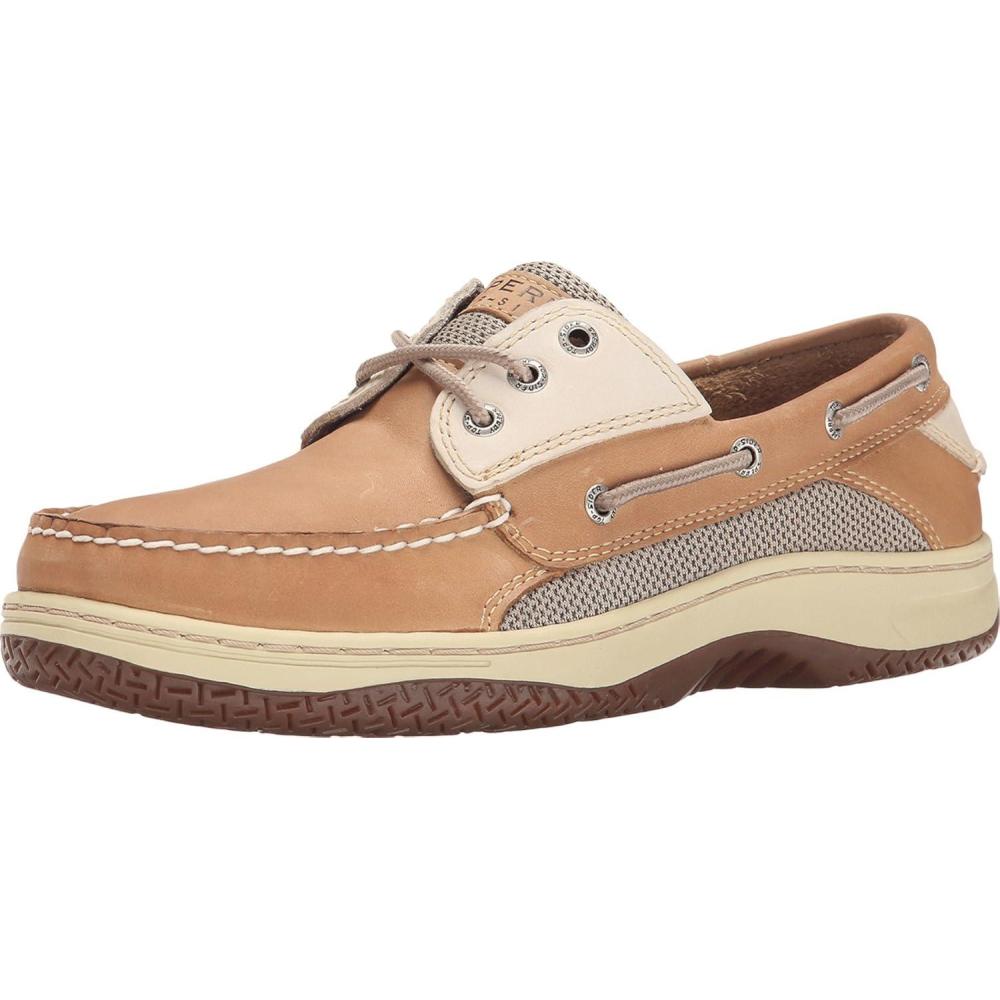 imageSperry Mens Billfish 3Eye Leather Boat ShoeTanBeige