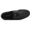 Sperry Men’s Billfish™ 3-Eye Leather Boat Shoe(Black)