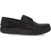 Sperry Men’s Billfish™ 3-Eye Leather Boat Shoe(Black Leather)