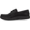 Sperry Men’s Billfish™ 3-Eye Leather Boat Shoe(Black Leather)