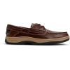 Sperry Men’s Billfish™ 3-Eye Leather Boat Shoe(Dark Brown)