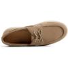 Sperry Mens Como Moc Leather Boat Shoe(Taupe)