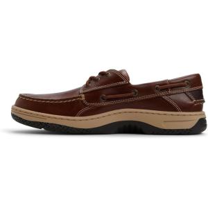 Sperry Men’s Billfish™ 3-Eye Leather Boat Shoe(Dark Brown)