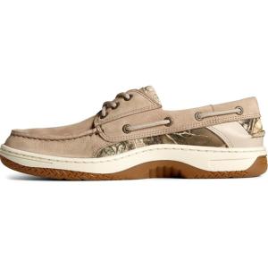 Sperry Men’s Billfish™ 3-Eye Leather Boat Shoe(Medium Green)