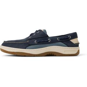 Sperry Men’s Billfish™ 3-Eye Leather Boat Shoe(Navy Nubuck)
