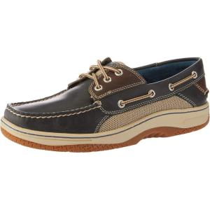 Sperry Men’s Billfish™ 3-Eye Leather Boat Shoe(Navy/Brown)