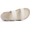 Sperry womens Capri Leather Two Strap Slingback Sandal(Cream)