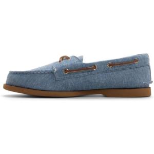 Sperry Men’s Authentic Original™ 2-Eye Lite Canvas Boat Shoe(Blue)