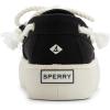 Sperry Women’s Cove Canvas Platform Boat Shoe(Black)