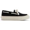 Sperry Women’s Cove Canvas Platform Boat Shoe(Black)