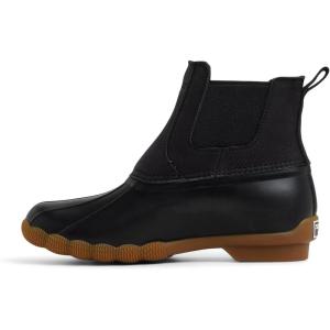 Sperry Women’s Saltwater Chelsea Duck Boot(Black)