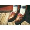 Sperry Womens Authentic Original 2 Eye Leather Lug Boat Shoe(Brown Leather)
