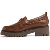 Sperry Womens Authentic Original 2 Eye Leather Lug Boat Shoe(Brown Leather)